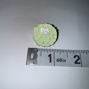 Cat Or Kitten In A Bush Pin Brooch
